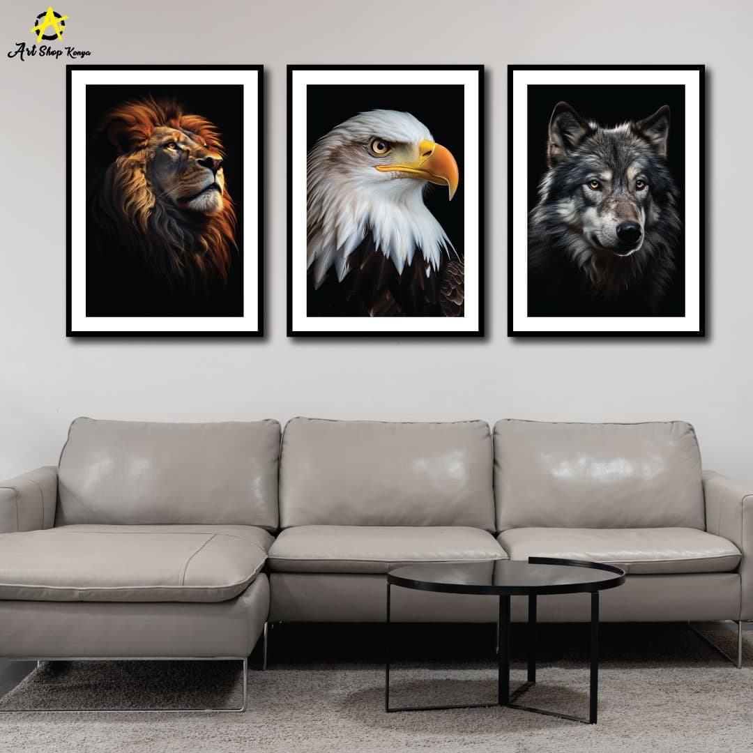 Three Piece Circle Art